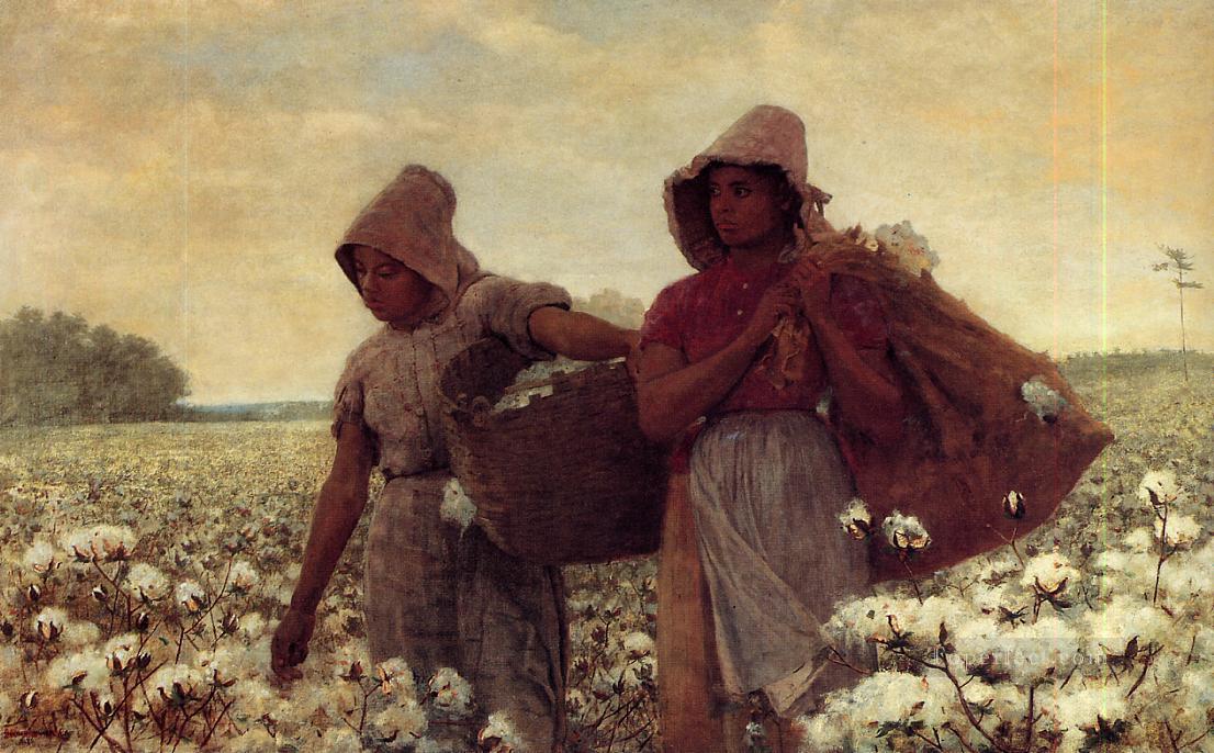 Los recolectores de algodón pintor del realismo Winslow Homer Pintura al óleo